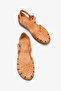 Tania Women's Genuine Leather Sandals - Tan - 3