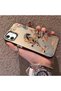 iPhone 12/12 Pro Compatible Hard Acrylic Back Silicone Edge Lens Protection Case Horse Patterned - 3