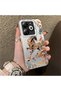 Tecno Spark 20 Compatible Hard Acrylic Back Silicone Edge Lens Protection Case Horse Patterned - 2