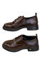 Lace-Up Shiny Oxford Style Casual Women's Shoes - 2