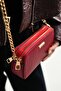 Daisy Model Genuine Leather Double Zipper Crossbody Women's Bag Si - 7