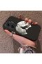 Poco X7 Pro Compatible Hard Acrylic Back Silicone Edge Lens Protection Case Wild Wolf - 3