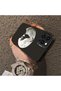 iPhone 12 Pro Max Compatible Hard Acrylic Back Silicone Edge Lens Protection Case Wild Wolf - 4