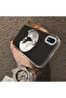 iPhone Xr Compatible Hard Acrylic Back Silicone Edge Lens Protection Case Wild Wolf - 4