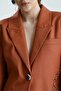 Nui̇t B Waist-Fitted Tile Bird's Eye Detailed Jacket - 7