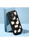 iPhone 17 Compatible Case Slim Soft Silicone Phone Cover Heart Pattern