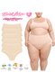 Women's Panties, Women's Plus Size High Waist Bato Panties 5-Pack Beige