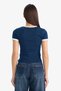 Women's T-Shirt F9823Ax/Nv248 Navy - 5