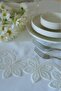 Leaf Guipure Lace 4-Piece Set Placemat Gardenia Linen Washable Stain Resistant 35X50 cm - 4