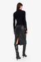 Kalem Normal Waist Faux Leather Midi Skirt G7735Ax26Sp - 7