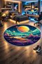 Non-Slip Sole Playstation Xbox Themed Machine Washable Gamer Youth Room Rug 180X180