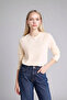 100% Cotton Regular Fit Crew Neck Basic Plain Long Sleeve T-Shirt G8523Ax26Sp - 3