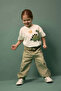 100% Cotton Dinosaur Printed Short Sleeve T-Shirt Baby Boy G8030A526Sm - 2