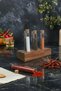 Modern Design Wooden Block Spice Rack - Decorative Tube Spice Set with Cork Stopper - 2