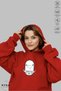 Unisex Hoodie Capricorn Capricorn Printed Hooded Brushed Inside Oversized 100% Cotton Combed Cotton Sweatshirt - 3