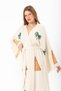 Muslin Kimono 100% Cotton Lu Sfenks Printed Patterned Bathrobe Kaftan Dressing Gown - 4