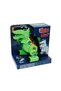 Vardem Toy K-1 Gear Transparent Body Walking T-Rex Robot Dinosaur with Light and Sound Green - 8