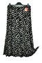 Plus Size Pigment Combed Cotton Elastic Mother's Skirt