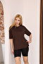 Long Oversized Slit T-Shirt, Off Shoulder, Crew Neck, Soft and Comfortable Oysho Fabric - 7