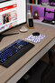 لوحة ماوس مطاطية للألعاب من Hearted مانع للانزلاق Stitched Rubber Gaming Mousepad V2 - 22X18 Gaming Mouse Pad - 2