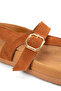 Women's Genuine Suede Leather Flip Flops Sandals 6348 Taba Suede - 4