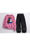 Girl's 5-12 Years Old Pearl Detailed Denim Bottom Sweat Top Set I Holiday Girl's Set I Special Design - 7