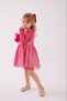 Girl's Dress Heart Patterned Ribbon Detailed Birthday Eid Special Day (Buckle Included) - 5
