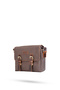 Design 01 Canvas - Leather Plum Messenger Bag - 3