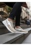 Ba0246 Cream Lace-Up High White Sole Casual Men's Shoes - 2