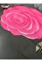 Love Series Romantic Rose Patterned Design Laser Cut Detailed Placemat & Supla 6 Pieces - 3