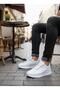 Ba0246 White Lace-Up High Sole Casual Men's Shoes - 4