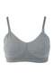Gray Seamless Maternity & Nursing Bra Large
