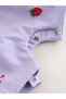 Purple Colored Character Baby Romper and Bodysuit Set - 7