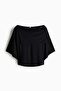 Cape-detail jersey top - 4