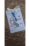 Women's Day Gift Card Double Evil Eye Beaded Keychain - 2