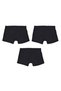 Black Boxers Set for Men - 3pcs Medium
