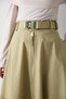 Zip Detail Poplin Skirt 32-2714 - 6