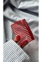 Black Twist Patterned Side Hair Comb - Retro Stylish Bun and Side Hair Accessory - 4