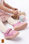 Genuine Leather Orthopedic Flexible Sole First Step Baby Sneaker Shoes - Wide Fit - 4