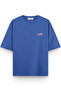 Gta Vice City Sırt Printed Yarı Oversized Blue T-Shirt 1314 - 3