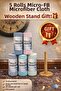 Micro-Fb Microfiber Roller Cloth 5-Piece Advantage Package + Wooden Stand with a Gift!
