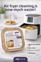 50 Pieces XL ❤️   1 Pack of Airfryer Baking Paper 🍗   Air Fryer Paper Disposable Baking Paper 🥩