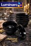 Carine Tempered Black 12 Cm-6 Pieces (Soup-Salad-Ice Cream-Milk-Dessert-Cookie-Chips) Bowl/Set. - 8