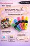 Set of 5 Vibrant Color Highlighters |   Water Based, 3 Tip Widths - 3