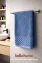 Partial Velvet 90X150 cm Bath Towel |   1 Piece |   100% Cotton |   Soft Textured |   Elegant & Comfortable