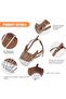 Karamel Pet Metal Leather Dog Muzzle XL 38 cm - Kp-Mtlagzlk-Xl - 2