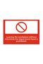 It Is Prohibited to Leave the Workplace Without the Knowledge of the Department Chief Dekota – Forex Signboard 25 cm × 35cm