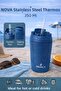 Nova Thermos Coffee Cup 350 ml Stainless Steel Double Barrier Travel Flask - 2