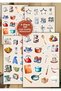 4-Piece Kitchen Products, Bakery, Cake Sticker Set Agenda Bullet Journal Planner Scrapbook D00042