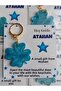 Star Themed Card Gift Keychain (10 Pieces) Birthday/Baby Shower/Mevlüt Gift - 3